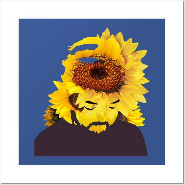 Sunflower Samurai (Nujabes) Wall Art by offbeatninja